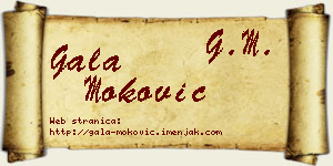 Gala Moković vizit kartica